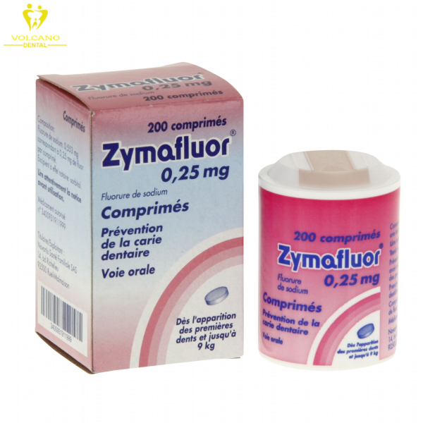 Zymafluor 0.25mg cung cấp fluoride bảo vệ răng khỏi sâu răng